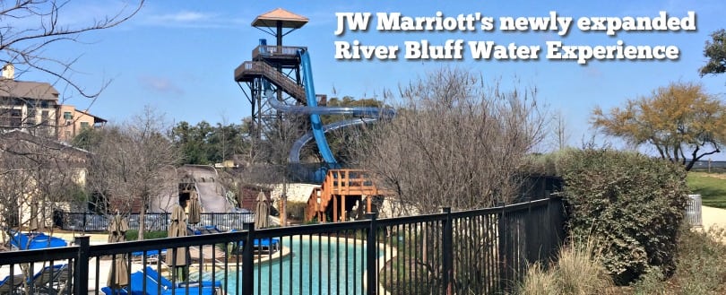 The newly expanded JW Marriott San Antonio River Bluff Water Experience