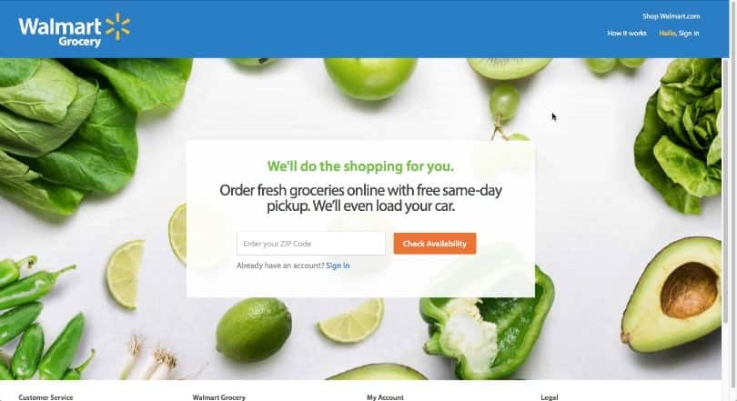 Save time in your week with Walmart Grocery, an online ordering service that lets you pick up your groceries for free.