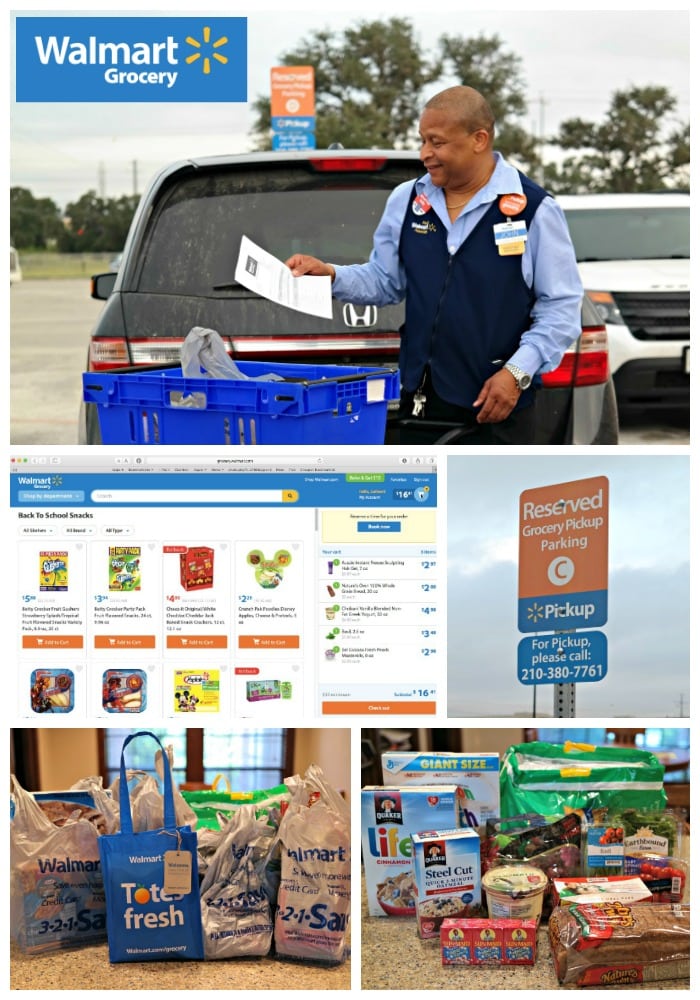 Order your groceries online from Walmart Grocery and pick them up for free!