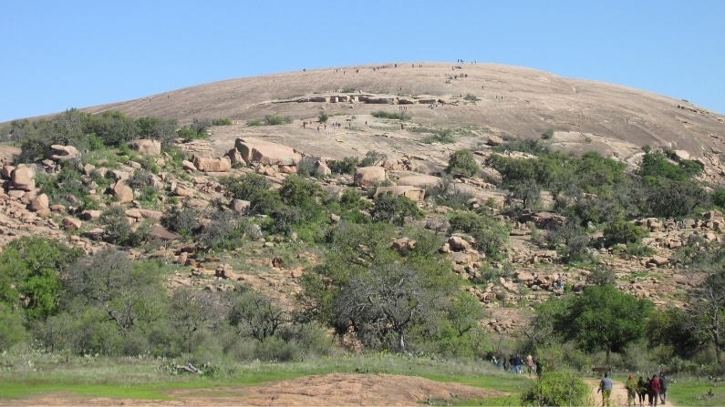You Can Climb This Massive Pink Granite Dome in the Hill Country That May or May Not Be Magical