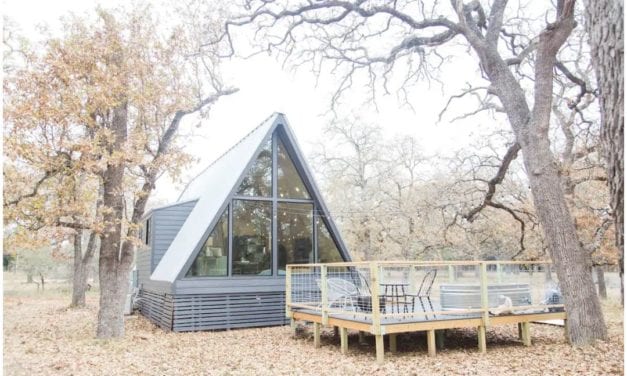For Refresh or Sponsored Post – Stay In This Secluded Modern A-Frame Home Siting on 17 Acres in Fredericksburg