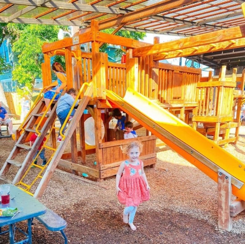 Kids Playground at The Cove Restaurant in San Antonio