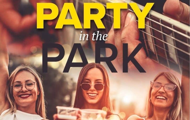 Party in the park flyer