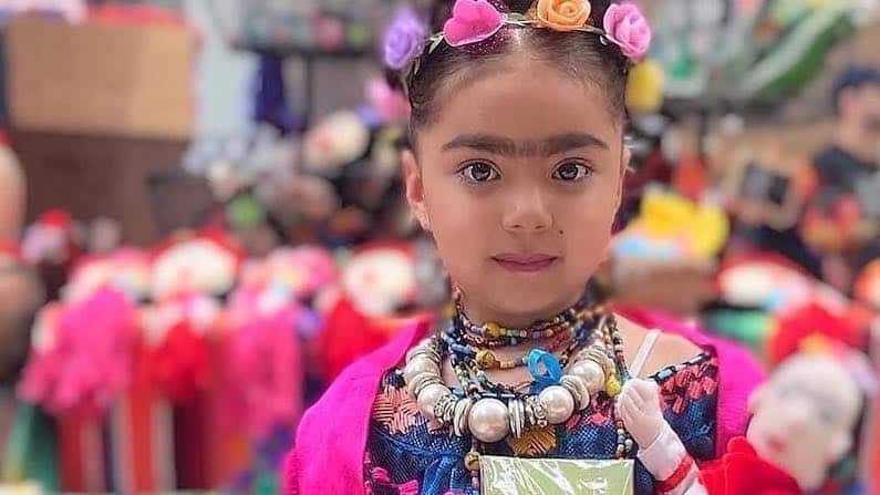 Things to do this weekend in San Antonio with kids Child Dressed as Frida for FRIDA Fest