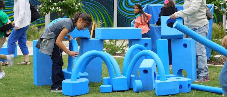 things to do this weekend in san antonio with kids | Children at Big Blue Blocks Event
