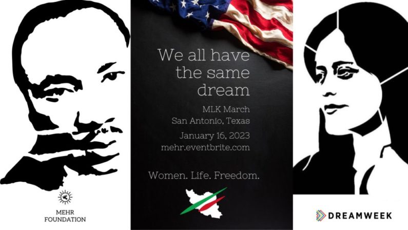 martin luther king day san antonio - Women Life Freedom at MLK March