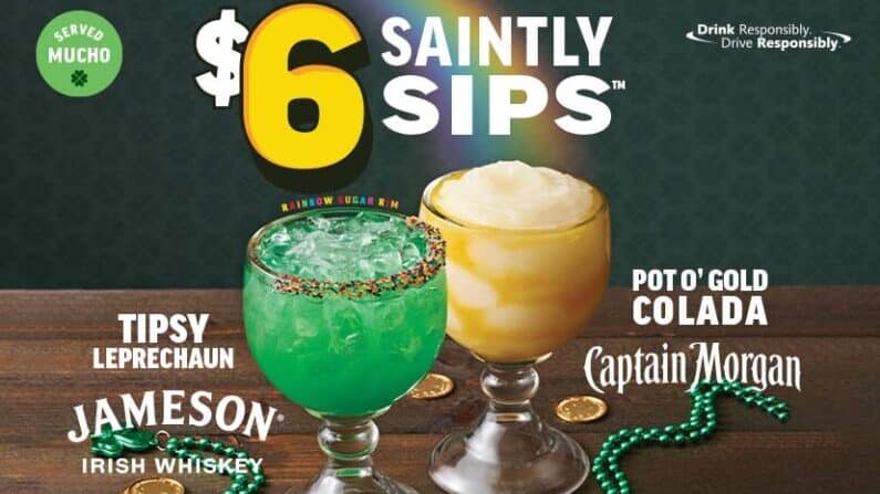 San Antonio St Patrick's Day Food Drinks - $6 Saintly Sips at Applebee’s