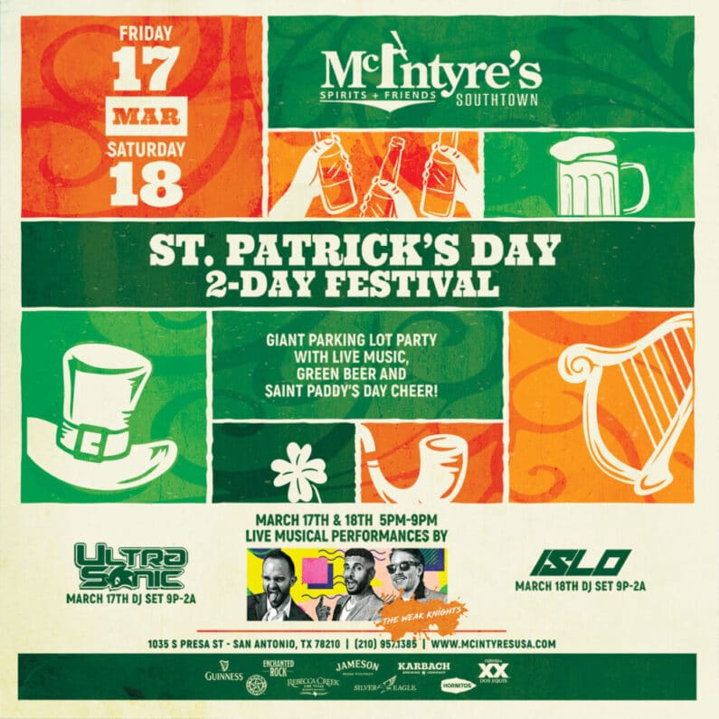San Antonio St Patrick's Day 2023 - McIntyre's Southtown
