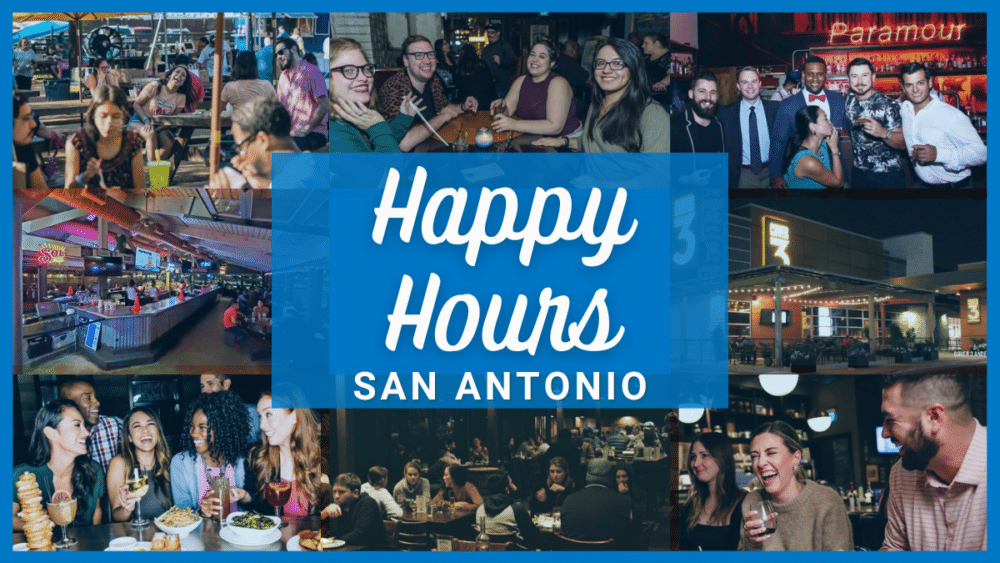 Happy Hour San Antonio - over 25 best food & drink specials for every day of the week near you!