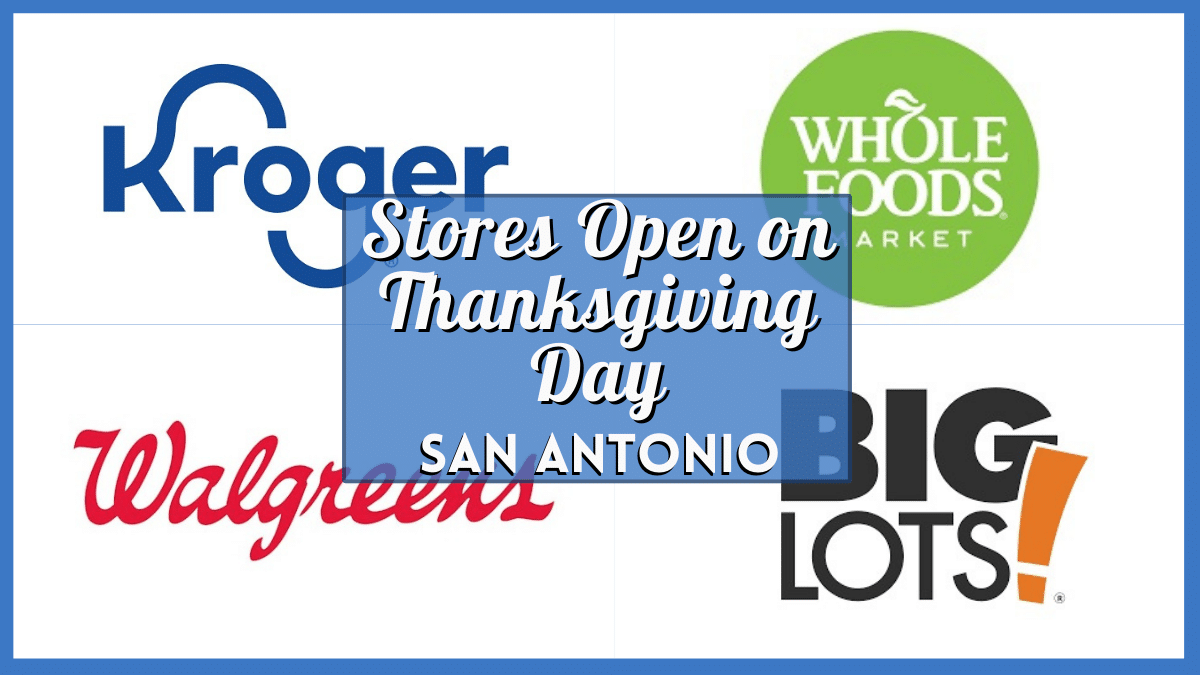 Here are the stores open on Thanksgiving