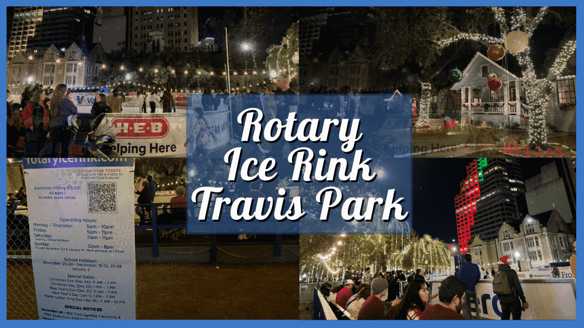 Rotary Ice Rink at Travis Park 2023 Skating Costs & Extra