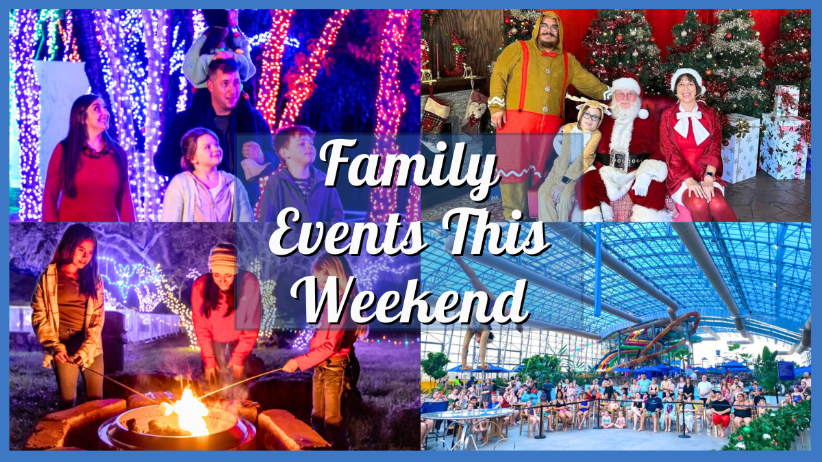 Things to do in San Antonio with Kids this Weekend of December 29 Epic Family New Year Celebration, Holiday in the Park & more!