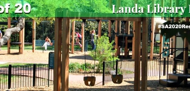 Landa Library Park in San Antonio, Texas (#7 for #SA2020Resolutions)