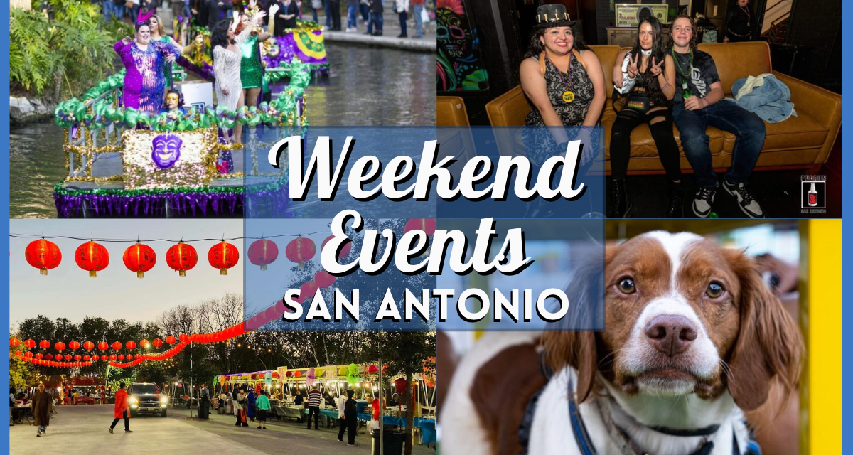 San Antonio Events this Weekend of February 9 Include Bud Light Mardi Gras River Parade, Puppy Bowl XX, & more!