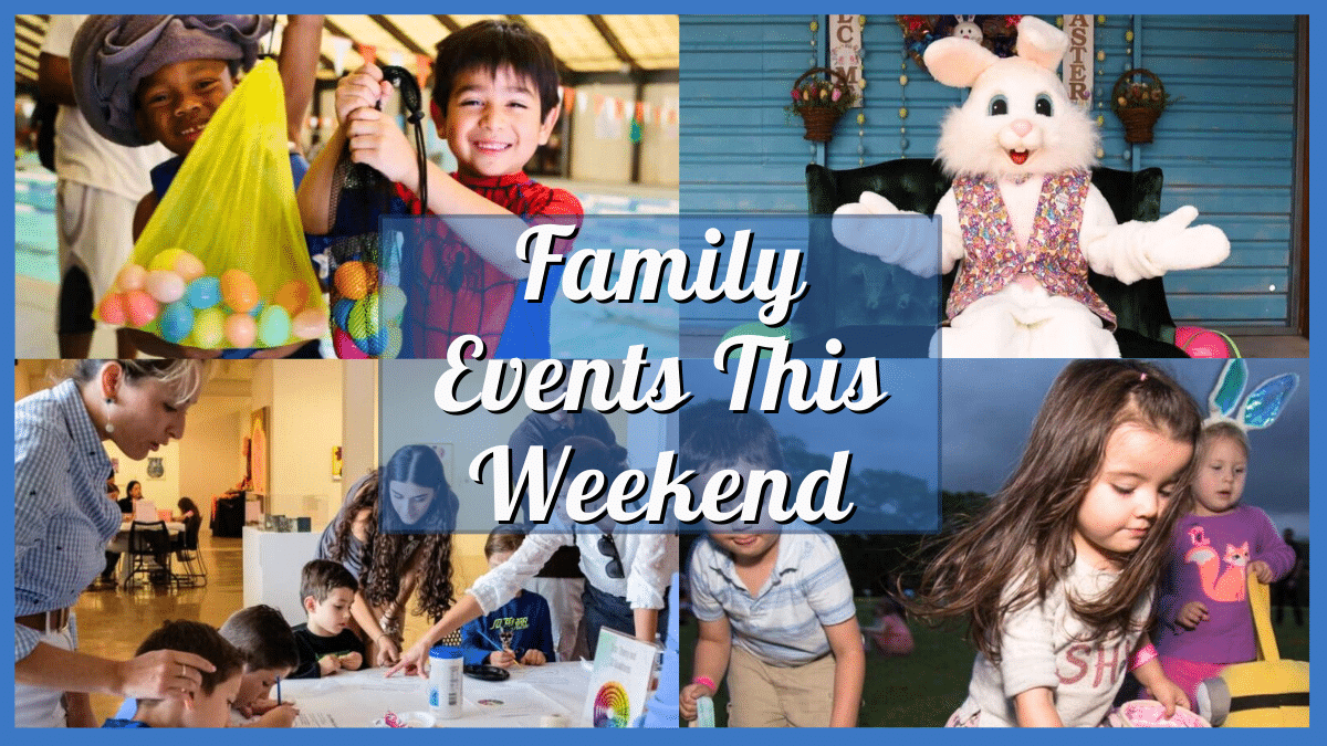 Things to do in San Antonio with Kids this Weekend of March 22 Family Saturday, Underwater Egg Hunt, and more!