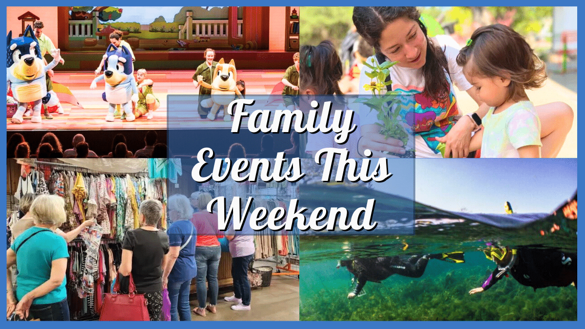 Things to do in San Antonio with Kids this Weekend of March 8 Bluey's Big Play, Spring is Blooming & more!