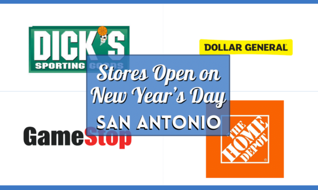 Stores Open Today in San Antonio – Thursday, January 1, 2026