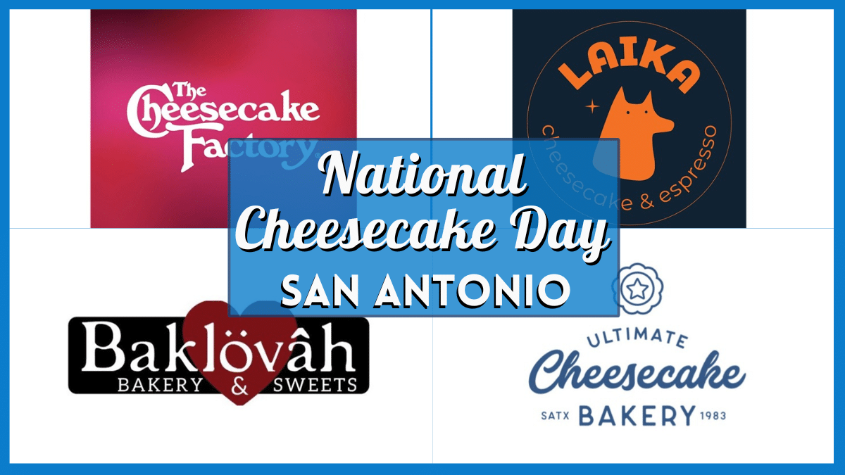 National Cheesecake Day San Antonio - Collage