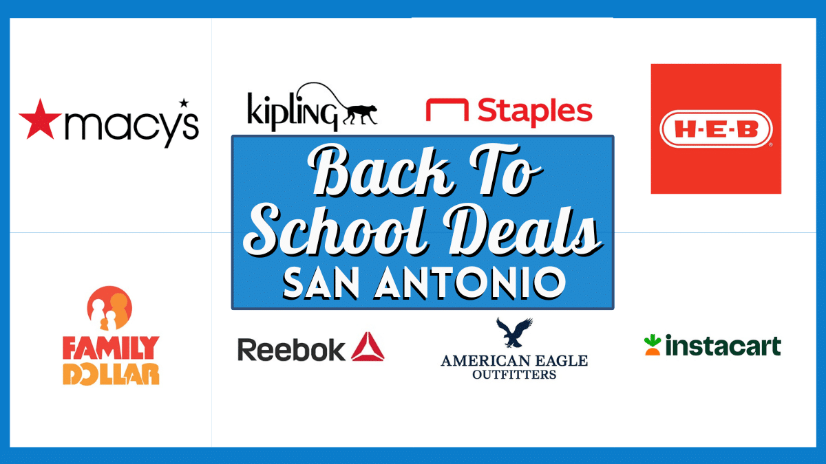 Back To School Deals San Antonio - Collage