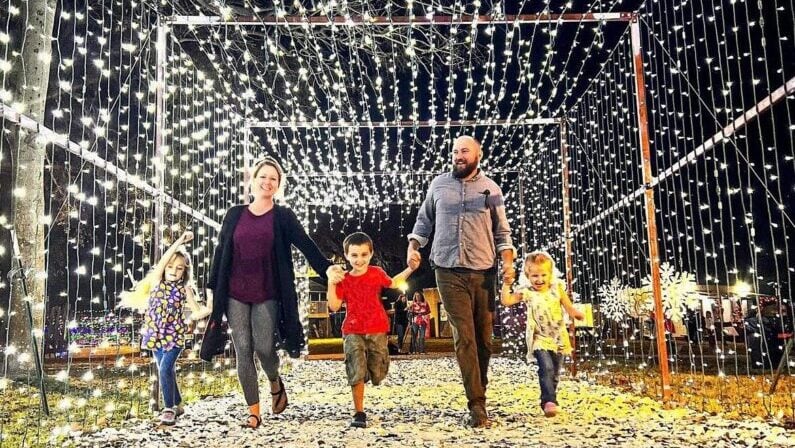 Kids events in San Antonio in December 2025 - Old West Christmas Light Fest 2025