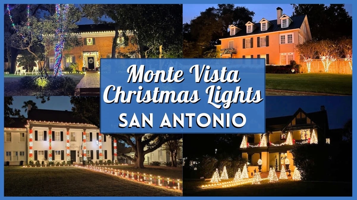 Monte Vista San Antonio Christmas Lights 2025 Information