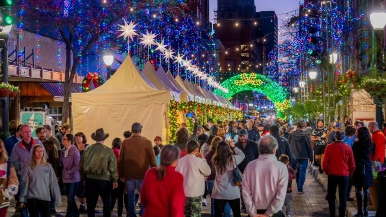 December 2025 events in San Antonio for adults - A Taste of Holidays on Houston Street 2025