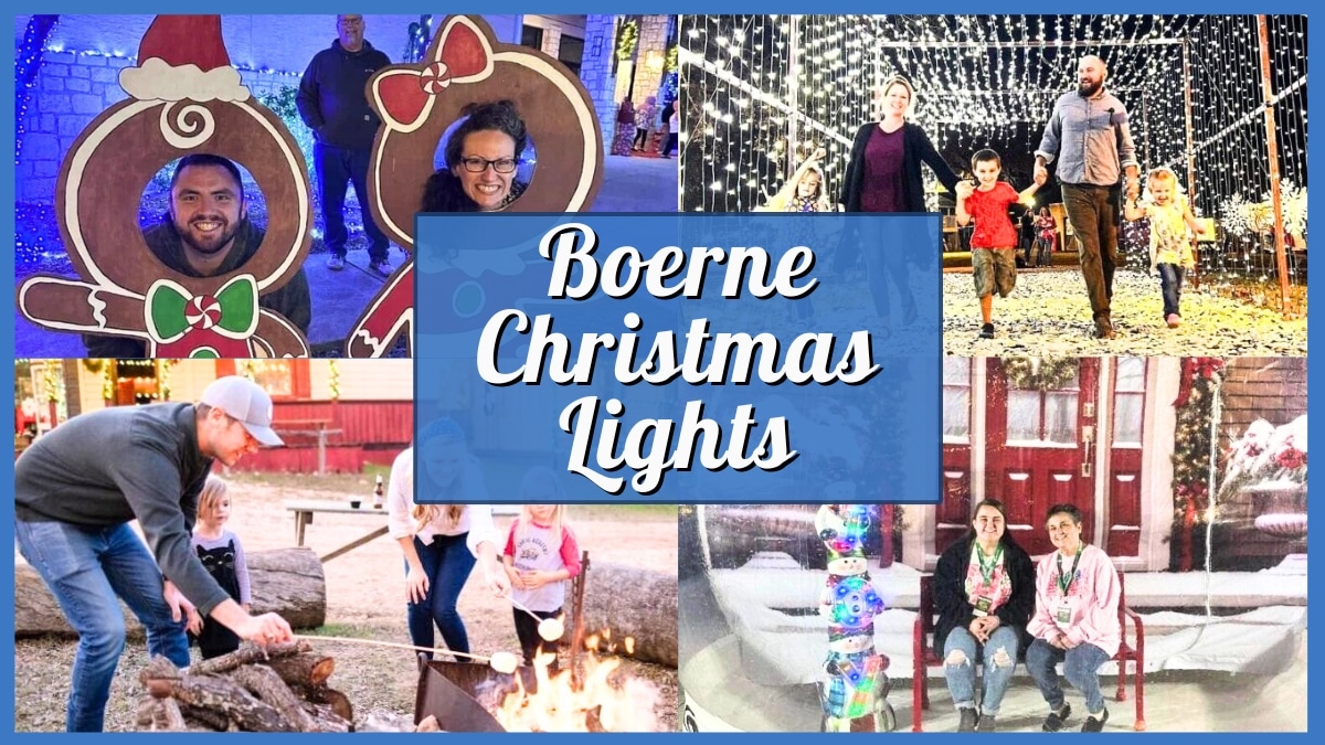 Boerne Christmas Lights - Collage