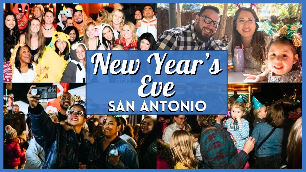 New Year's Eve in San Antonio - Collage