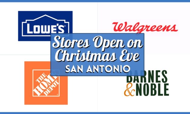 San Antonio Stores Open on Christmas Eve (2025 Hours)