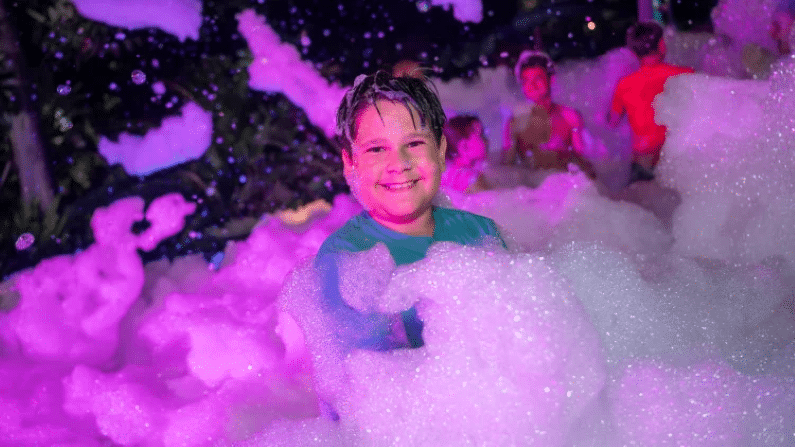 Kids events in San Antonio in June 2026 - AquaGlow at SeaWorld San Antonio Aquatica
