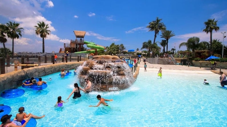 Best Beaches in Galveston - Palm Beach at Moody Gardens