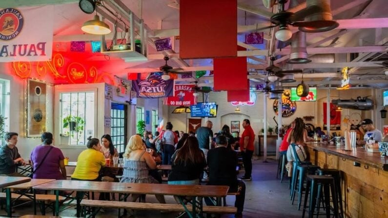 Best Sports Bars San Antonio - Burleson Yard Beer Garden